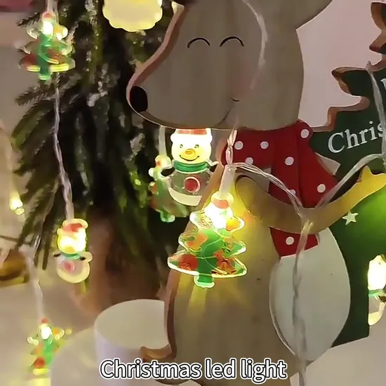 Christmas Decoration Supplies New LED Christmas Tree Decorative Light String for Christmas Holiday Decorations 